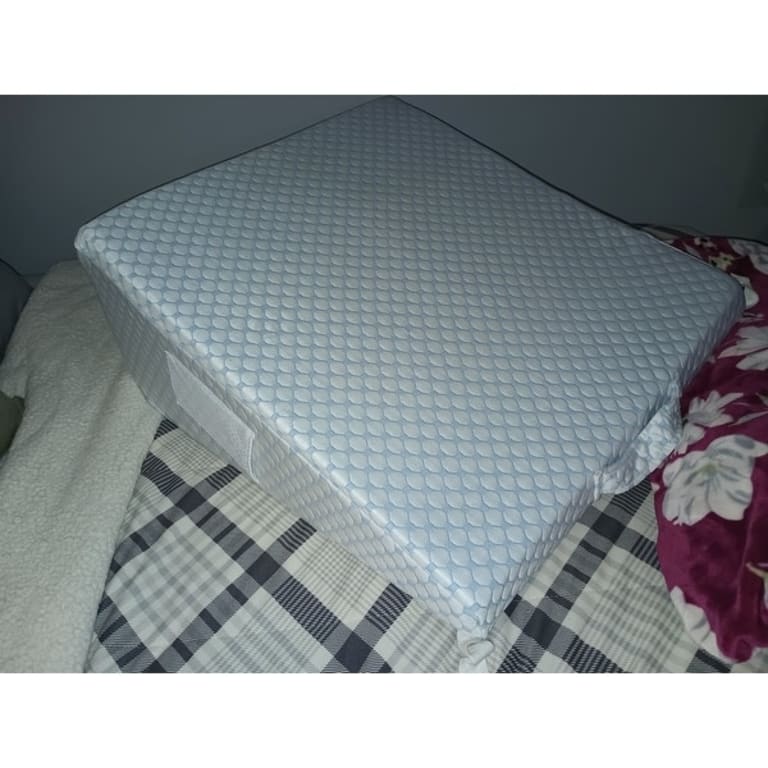 Nestl Cooling Bed Wedge Pillow with Bolster Pillow 25" x 25" x 12