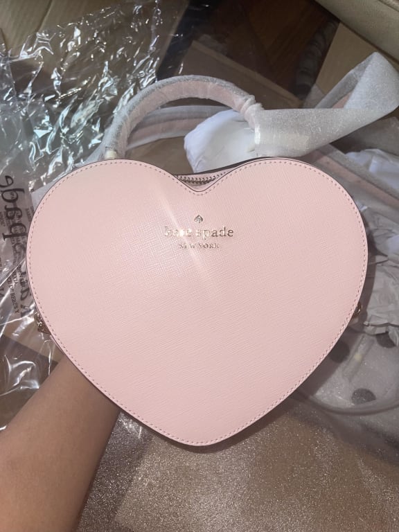 Kate Spade Love Shack Heart Purse, Deep Nova