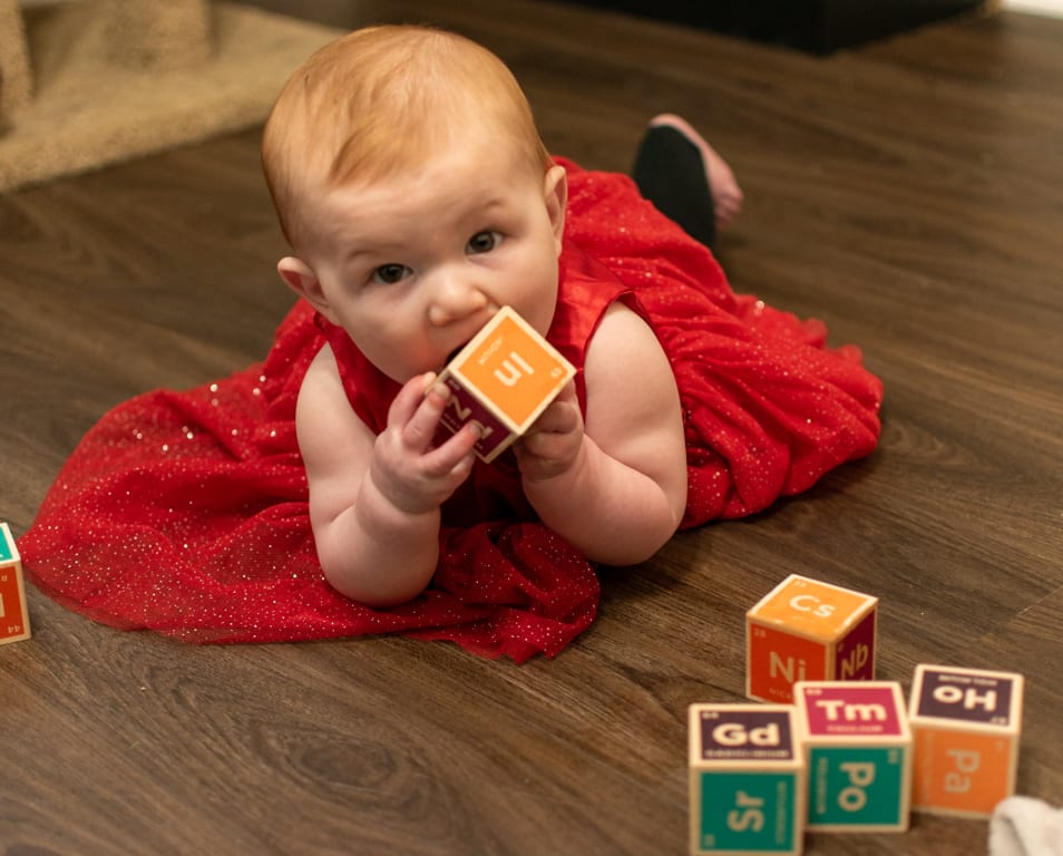 Periodic Table Building Blocks from Uncommon Goods. Customer submitted image.