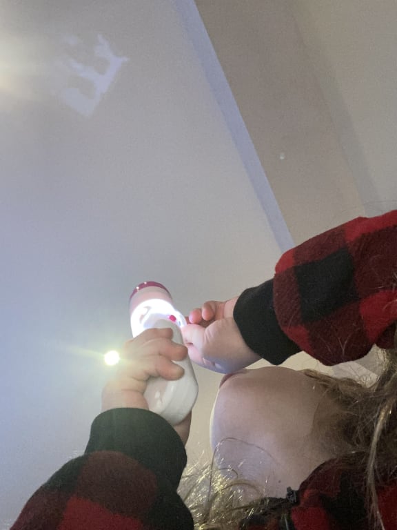 Create Your Own Photo Flashlight from Uncommon Goods. Customer submitted image.