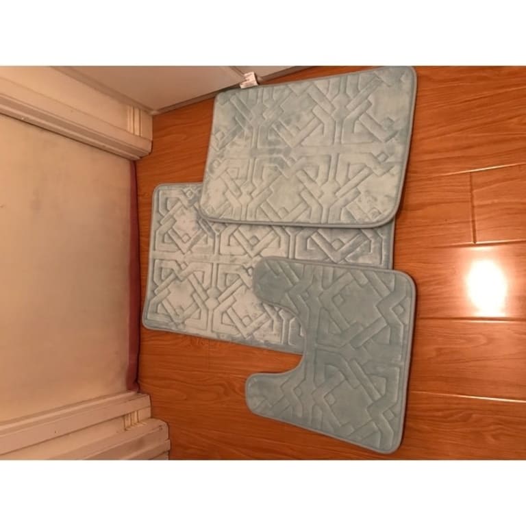 VCNY Home Byzantine Embossed Memory Foam Rug Set Bed Bath & Beyond