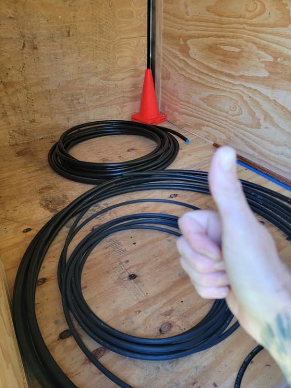 Alpine Corporation 100 Ft. PVC Tubing with Inside Diameter for Ponds