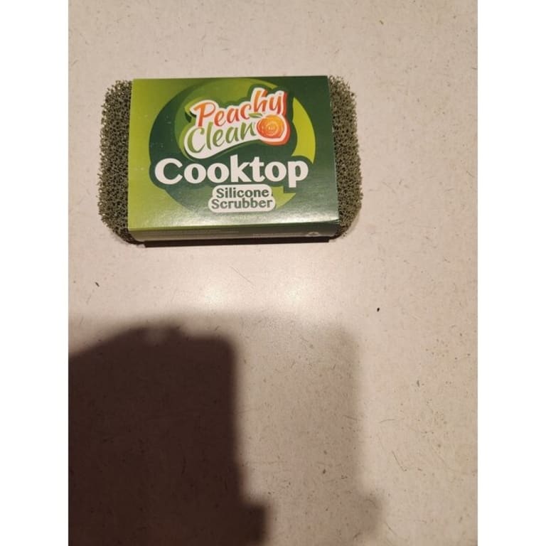 Peachy Clean Antimicrobial Glass Cooktop Stove Silicone Cleaning