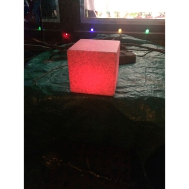 INNOKA Rechargeable Waterproof Floating LED Cube Light Glowing Light w ...