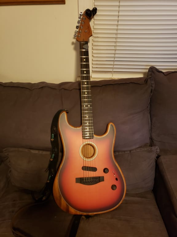 Fender American Acoustasonic Stratocaster Acoustic-Electric Guitar