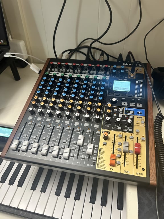 Open Box TASCAM Model 12 12-Channel All-in-One Production Mixer