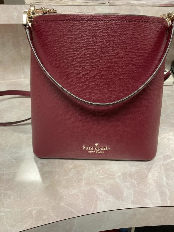 Kate Spade New York Darcy Small Bucket Bag Crossbody Black Leather  767883106310