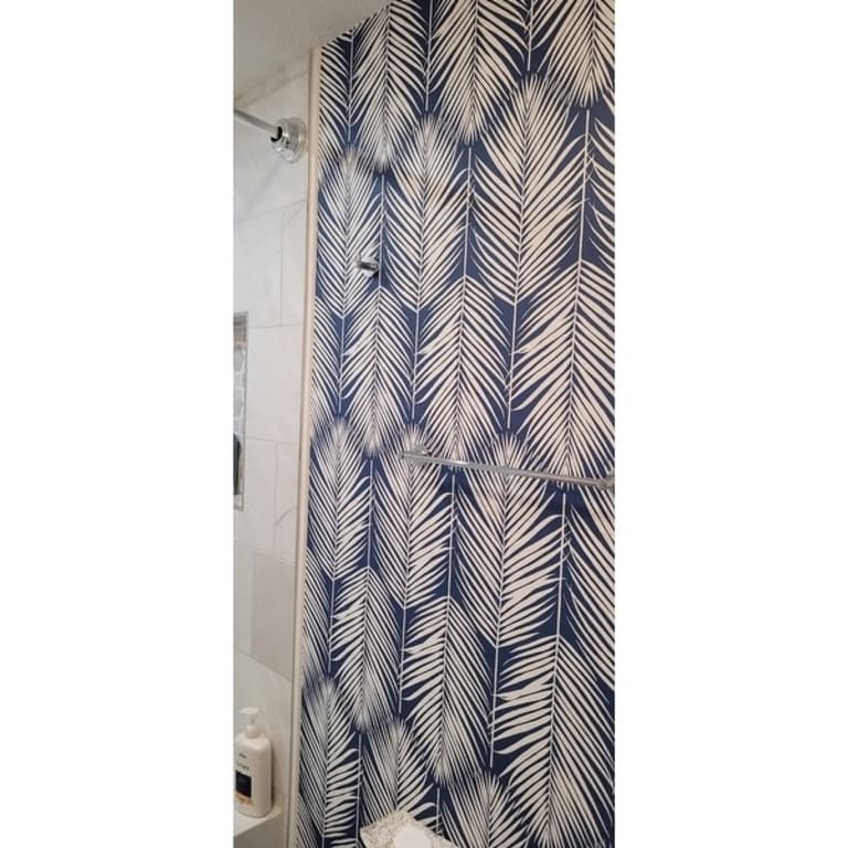 NextWall Palm Silhouette Peel and Stick Wallpaper On Sale Bed Bath & Beyond 32809273
