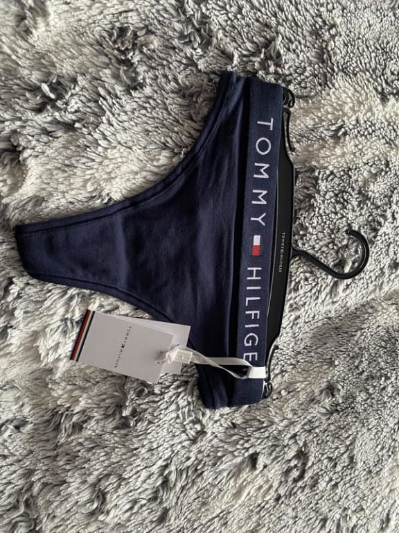 Tommy Hilfiger Original Cotton thong in navy