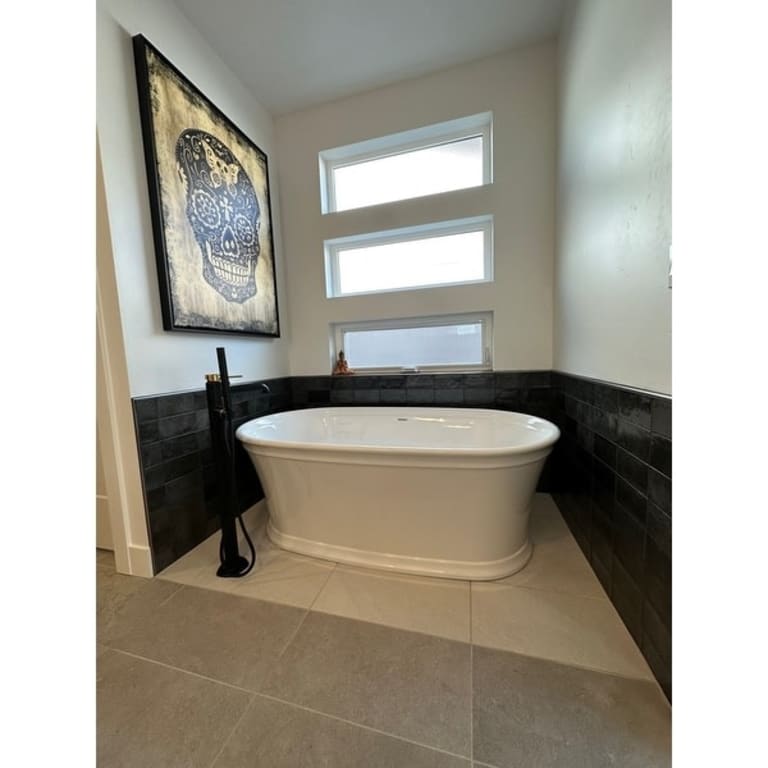 Kohler Memoirs 66" X 36" Freestanding Bath with Center ToeTap Drain