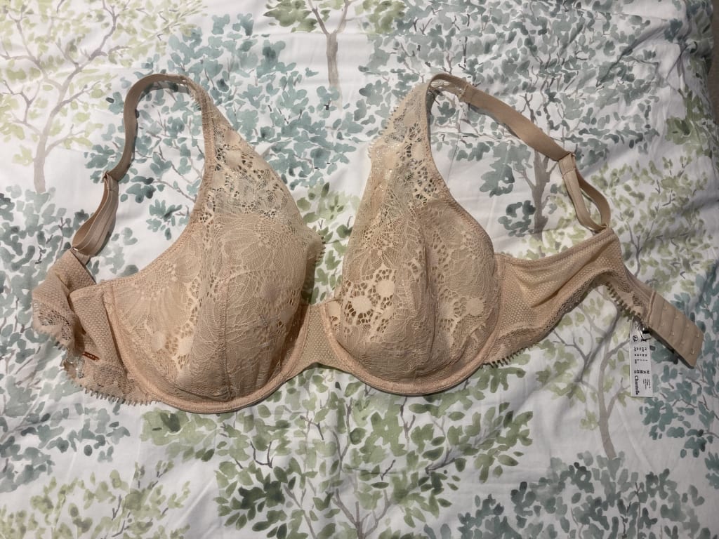 Chantelle Day To Night Plunge Spacer Bra, Golden Beige at John Lewis &  Partners