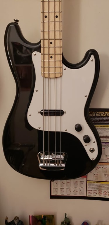 Squier Affinity Series Bronco Bass Guitar Black | Guitar Center