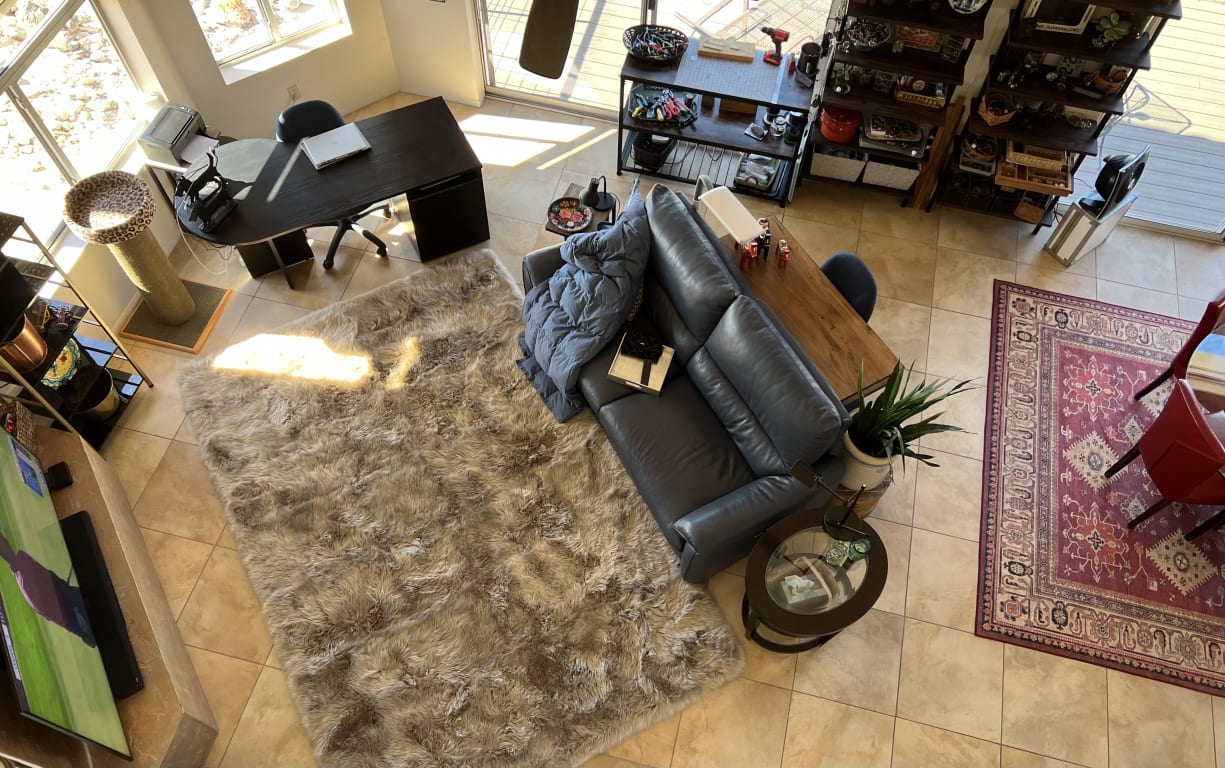 Customer Image Captioned: A cozy space.