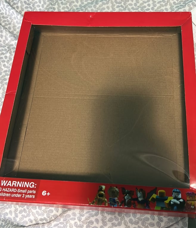 No viene la marca estanpada de roblox
