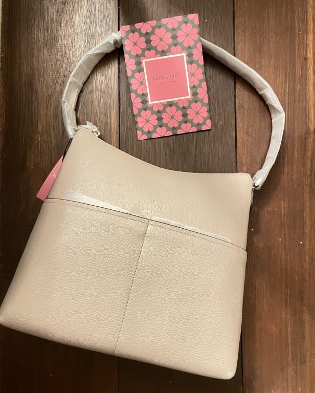 Kate Spade Bailey Textured Leather Shoulder Bag Purse Handbag