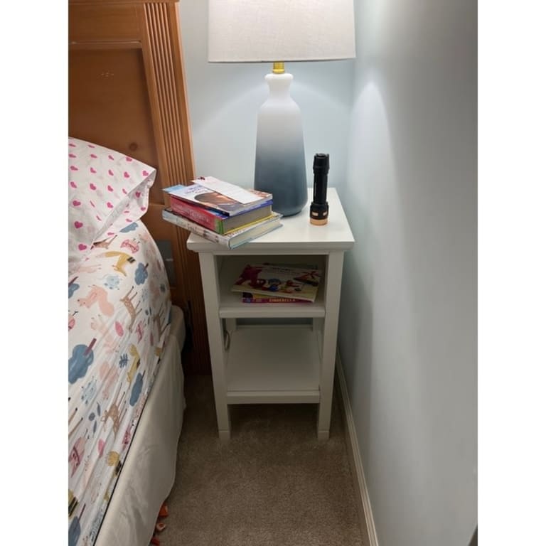 Marnville White Contemporary Accent Table On Sale Bed Bath & Beyond