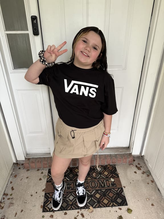 Classic T-Shirt White/Black | Vans Kids