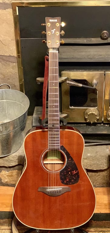 Yamaha FG850 Dreadnought Acoustic Guitar Natural | Guitar Center