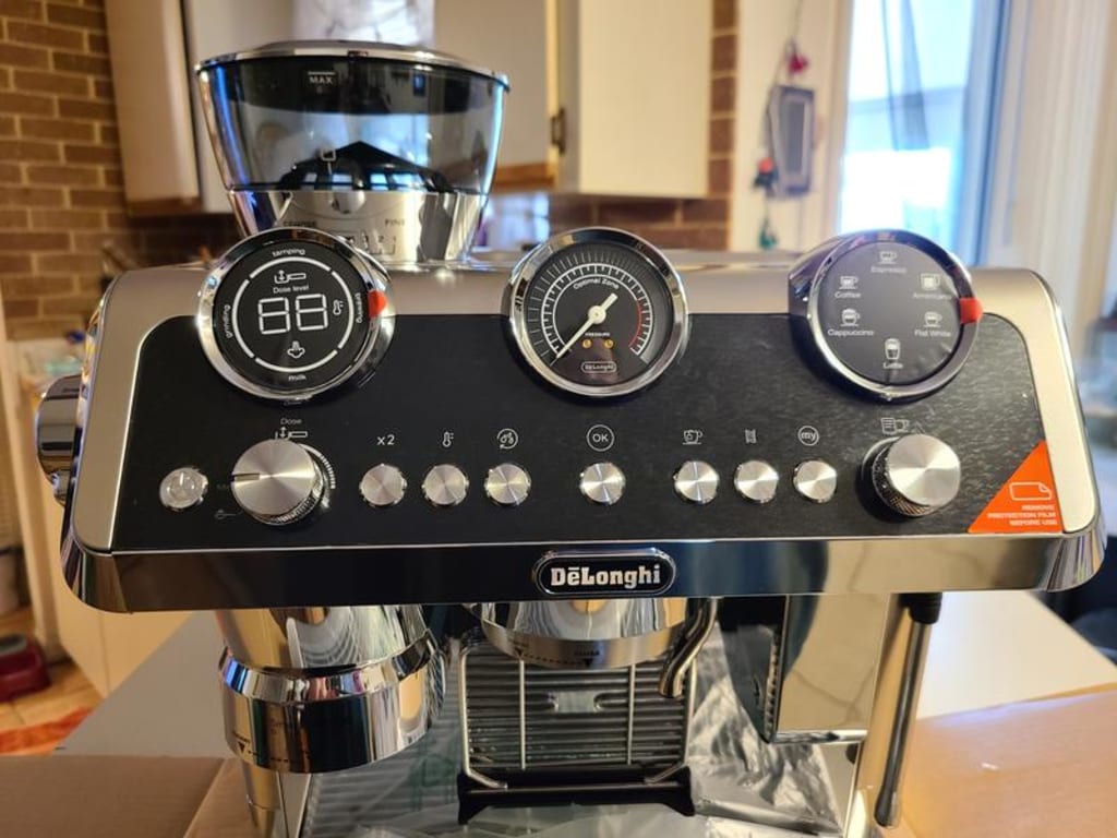 DeLonghi EC950M Dedica Maestro Plus Coffee Machine at The Good Guys