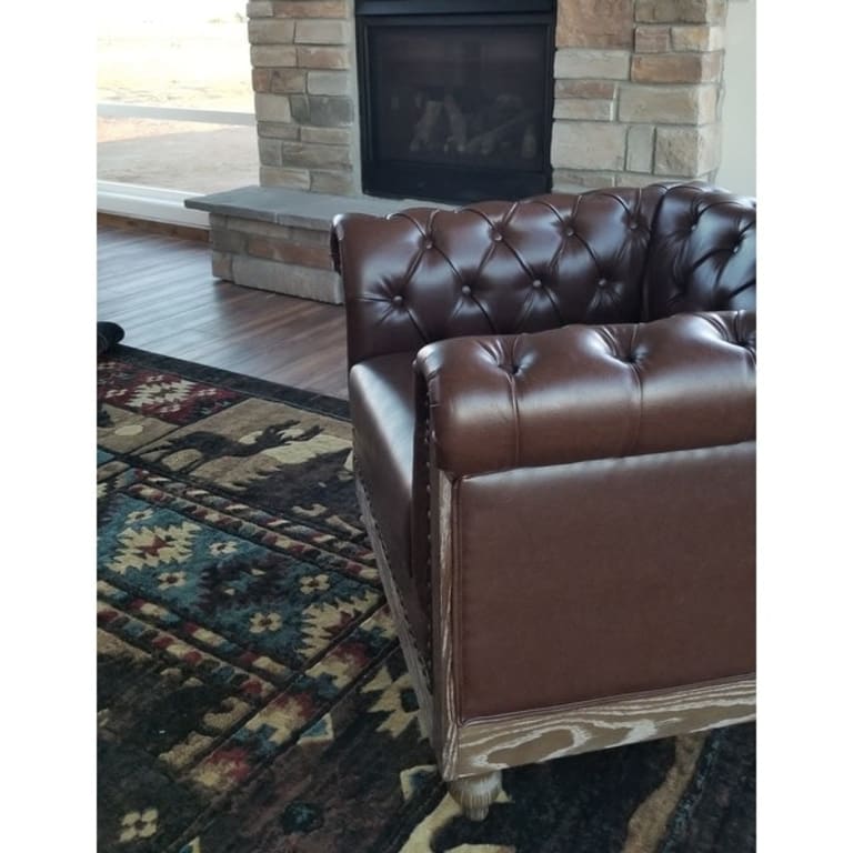 Castalia Chesterfield Tufted Club Chair by Christopher Knight Home 39