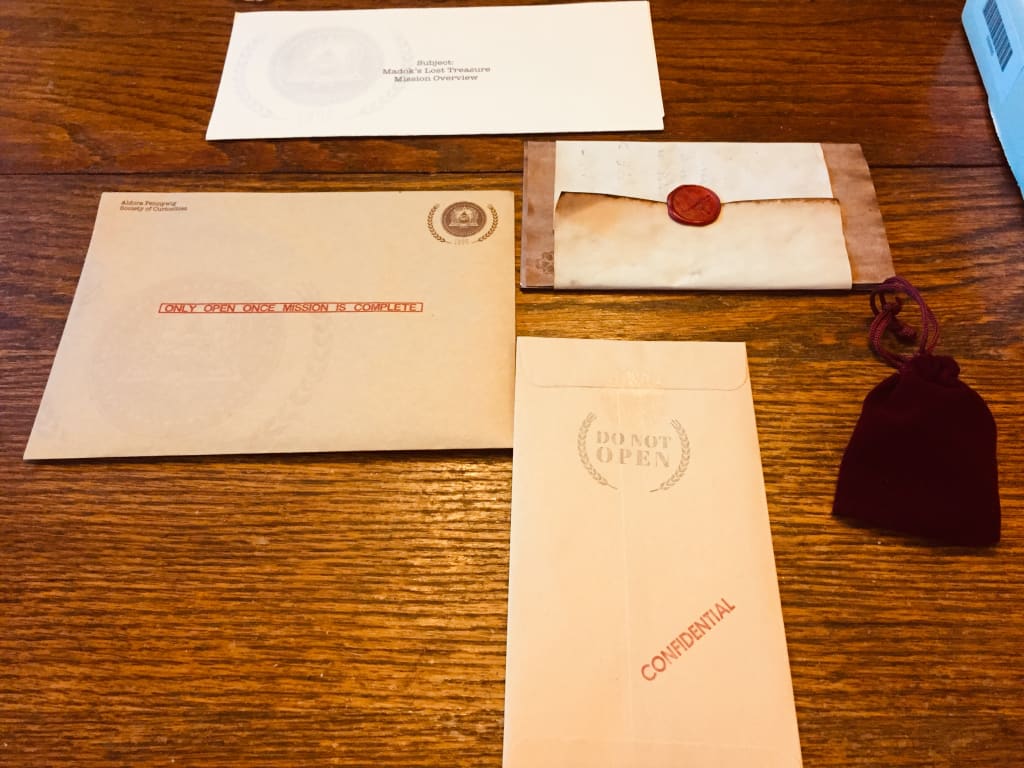 Madok's Interactive Treasure Hunt from Uncommon Goods. Customer submitted image.