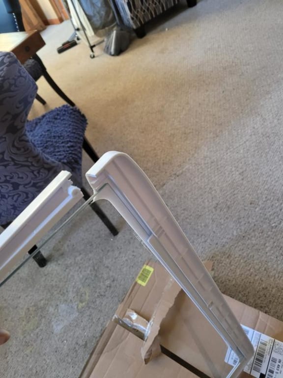 It arrived broken