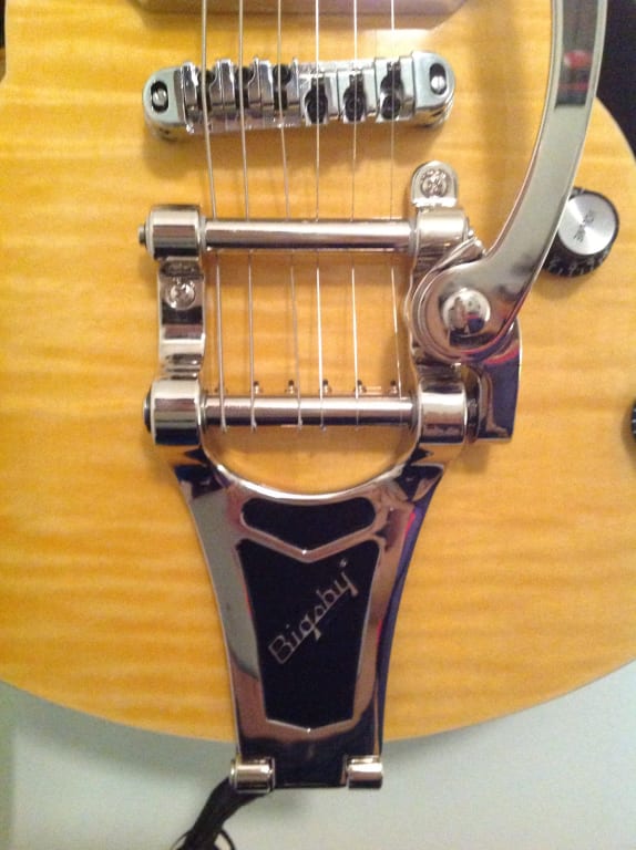 Epiphone WILDKAT Bigsby 美品 Epiphone Wildkat Bigsby Hollowbody Electric Guitar Antique Natural