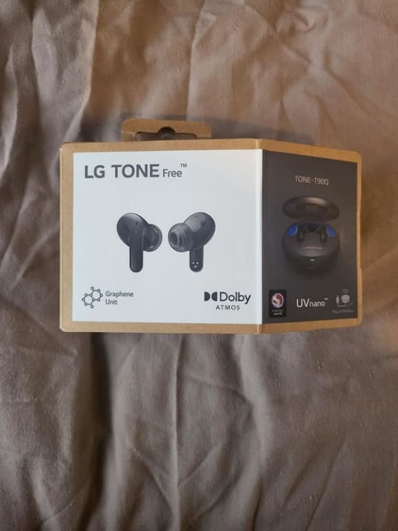 LG TONE Free T90, Écouteurs Bluetooth True Wireless, Dolby Atmos, Plug &  Wireless, Réduction active de Bruit, UVnano - LG TONE-T90Q