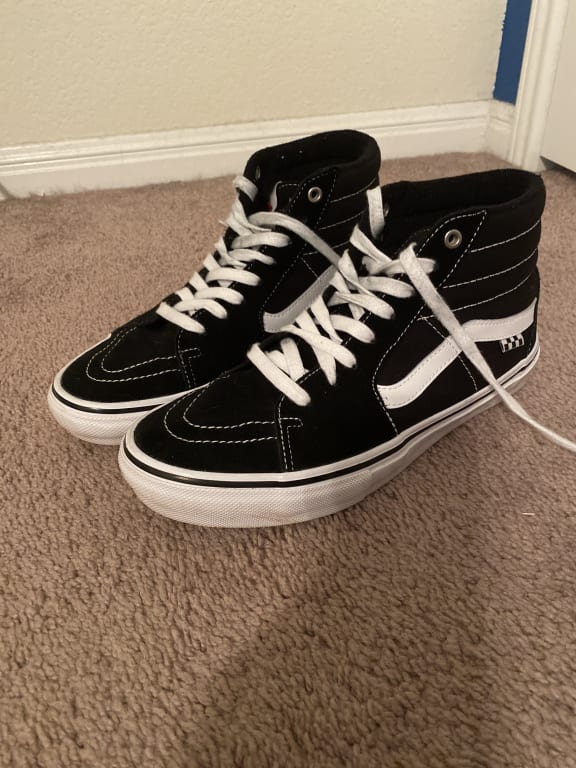 Vans | Skate Sk8-Hi Navy/White Skate Shoe Vans | Skate Sk8-Hi Navy/White Skate Shoe