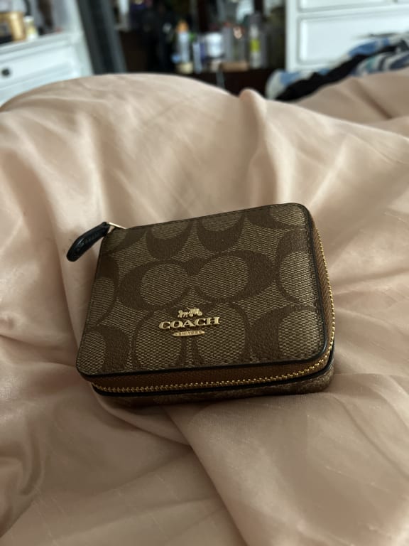 Coach Outlet Weekly Pill Box In Signature Canvas