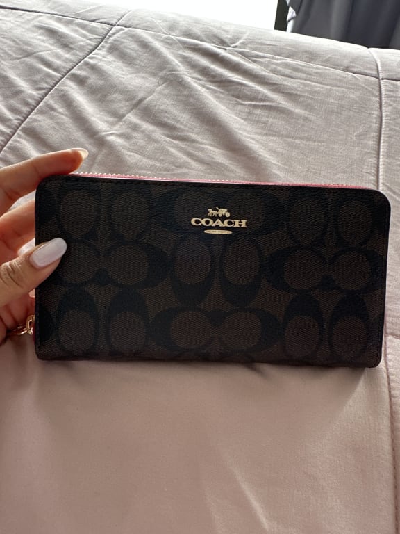 COACH®  Long Zip Around Wallet With Coach Monogram Print