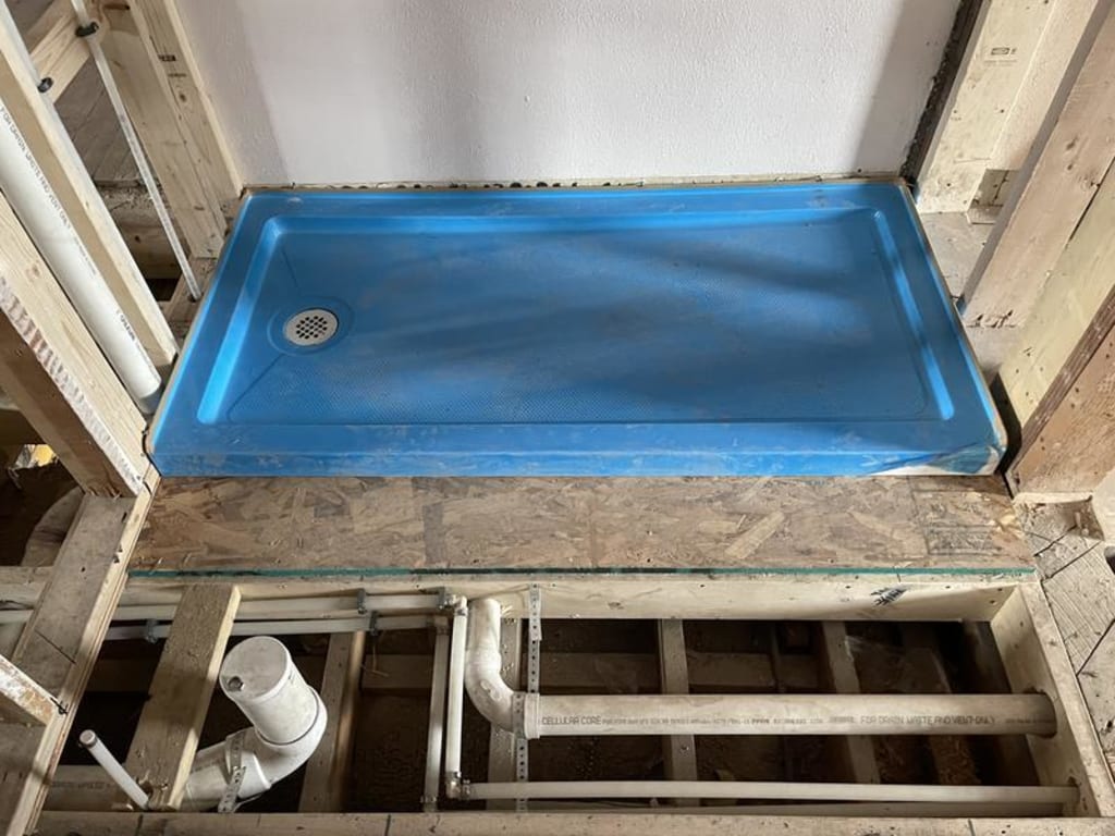 Miseno 597/8" x 30" Shower Base with Single Threshold and Right Drain Bed Bath & Beyond