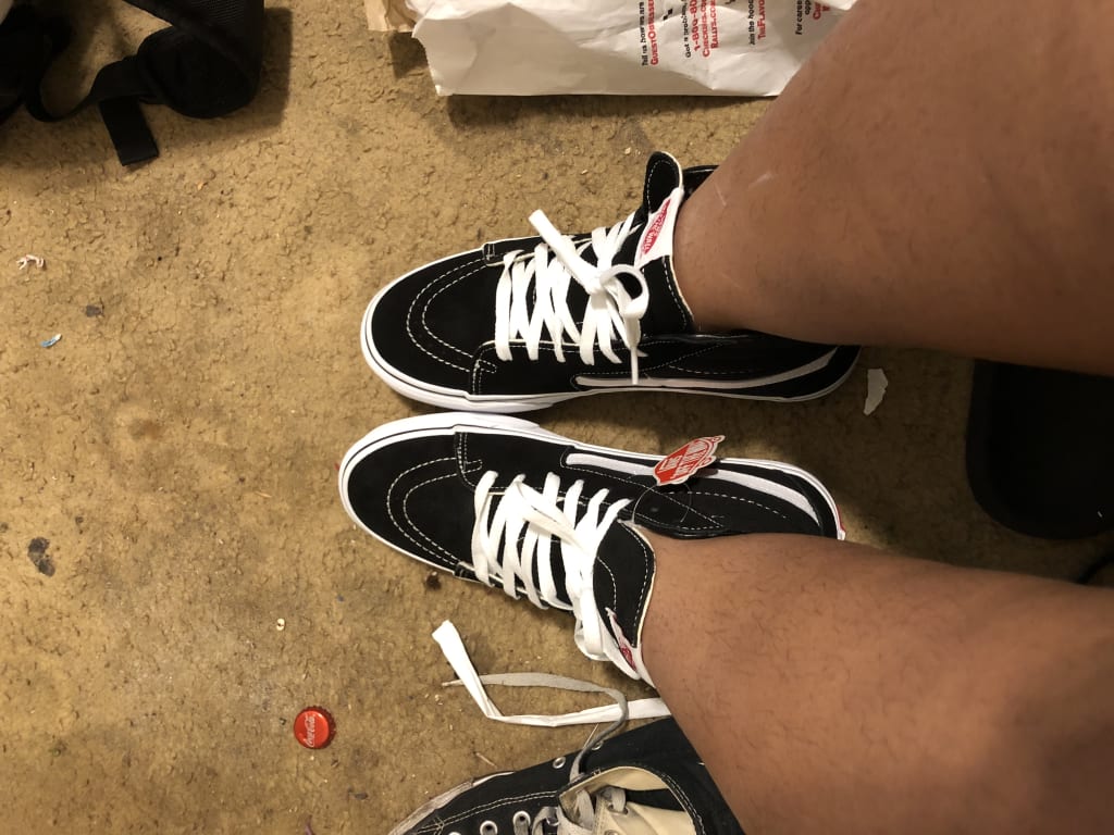 Vans | Sk8-Hi Black/Black/White Classics Shoe Vans | Sk8-Hi Black/Black/White Classics Shoe