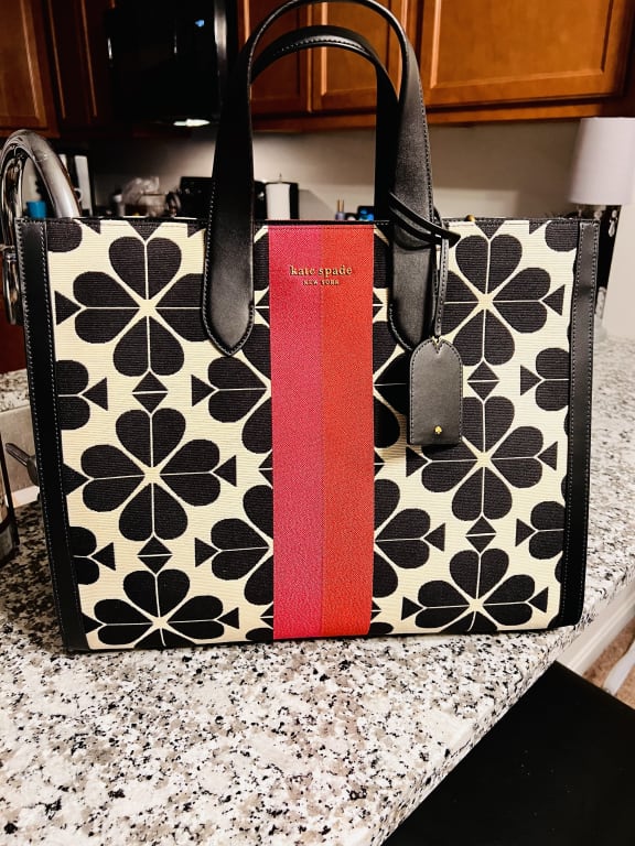 Shop kate spade new york Oversize Manhattan Spade Flower Jacquard