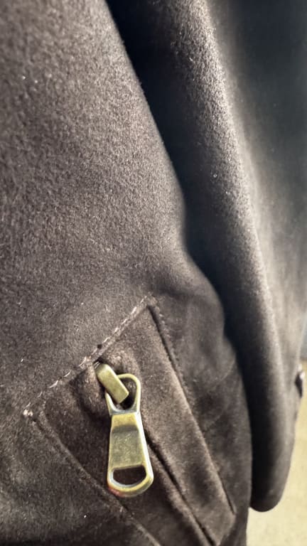 Customer Image Captioned: Brass Zipper
