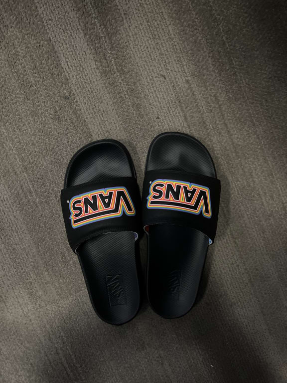 Vans | La Costa Slide-On Checkerboard Black/Black Sandals