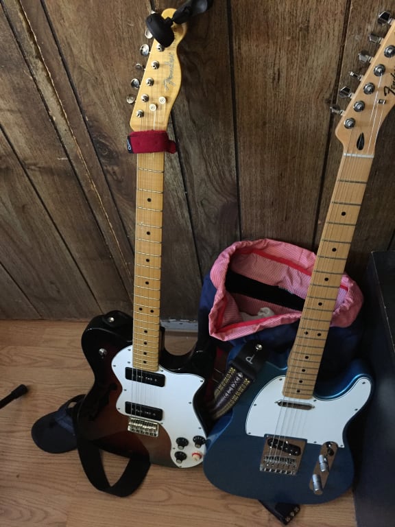 Fender Modern Player Telecaster Thinline Deluxe Electric Guitar 3