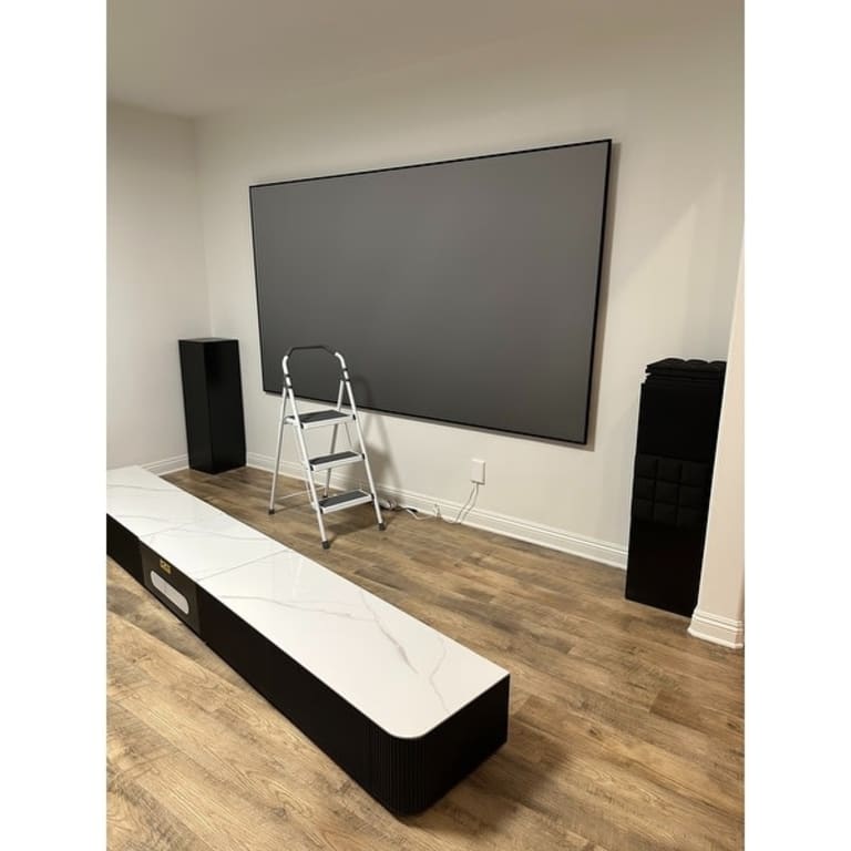 Modern TV Stand for Projector, Sintered Stone TV Cabinet with Drawers ...