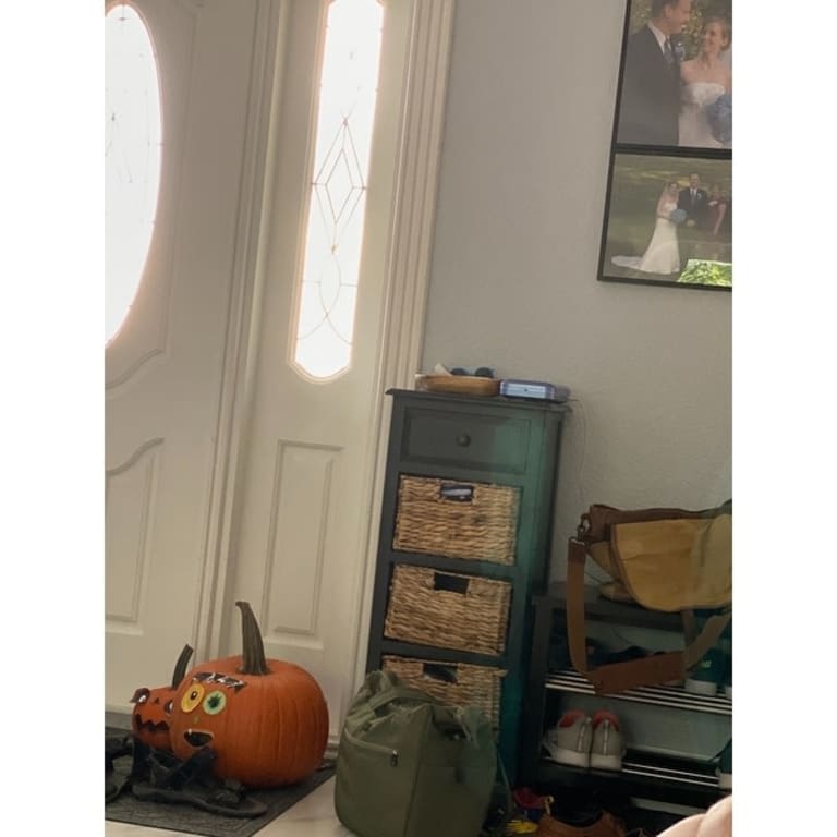 SAFAVIEH Michaela Distressed Black 4Drawer Storage Side Table 15" x