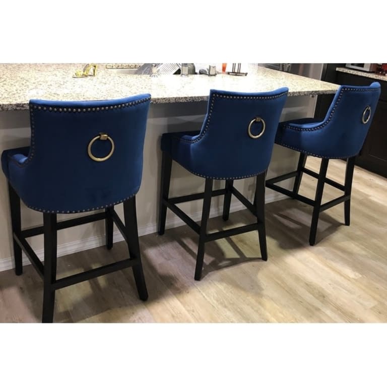 Gracewood Hollow Anandghan Buttontufted Velvetupholstered Counter