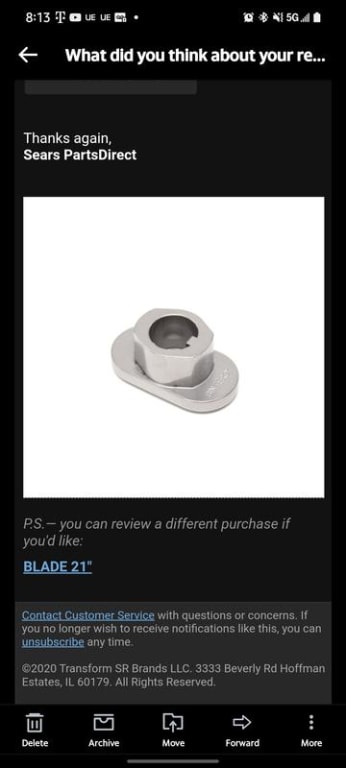 Blade Adaptor.