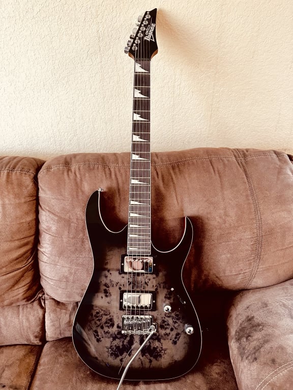Ibanez GRG220PA1 GIO RG Electric Guitar Transparent Brown Ibanez GRG220PA1 GIO RG Electric Guitar Transparent Brown