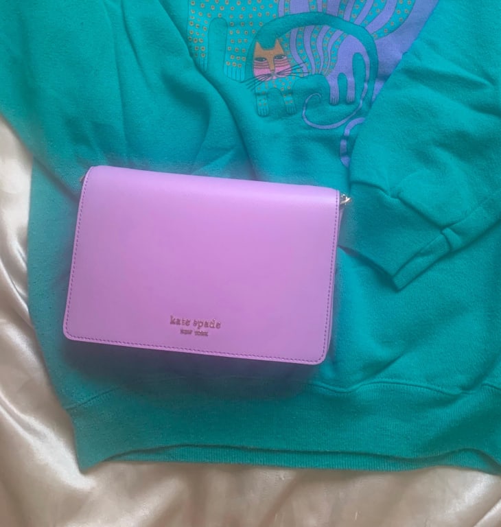 NWT Kate Spade❤️ Spencer Chain Wallet Crossbody Fijigreen