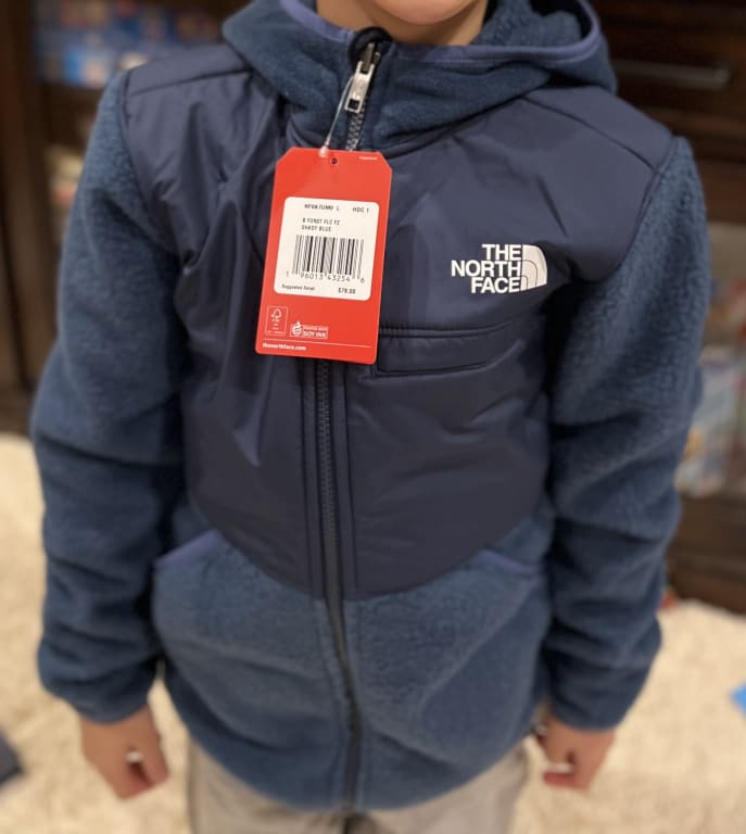 The North Face Teen Forrest Full Zip Fleece Hooded Jacket, Harbor Blue,  Small : : Clothing, Shoes & Accessories