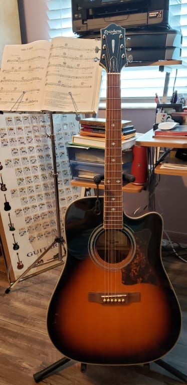 Open Box Epiphone Masterbilt DR-500MCE Acoustic-Electric Guitar