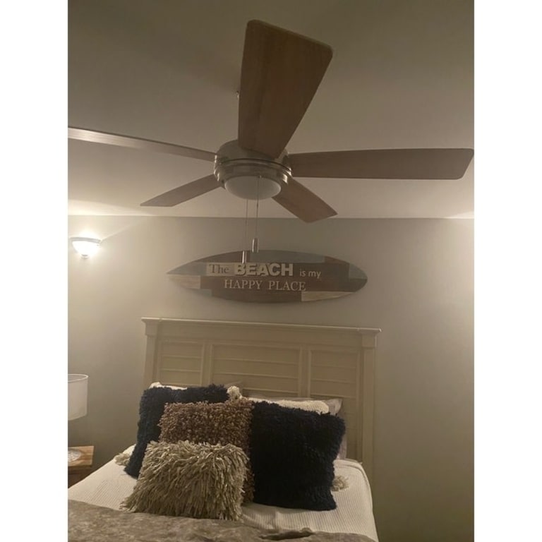 52" Honeywell Ventnor Brushed Nickel Modern Farmhouse Indoor LED Ceiling Fan with Light, Pull