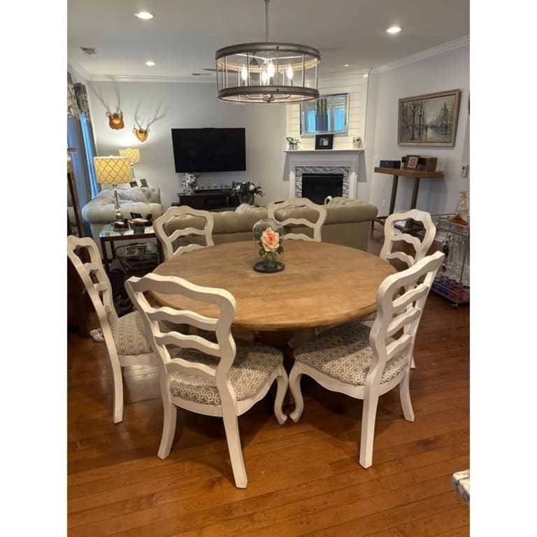 Pengrove Round Mango Wood Dining Table Bed Bath & Beyond 17478413