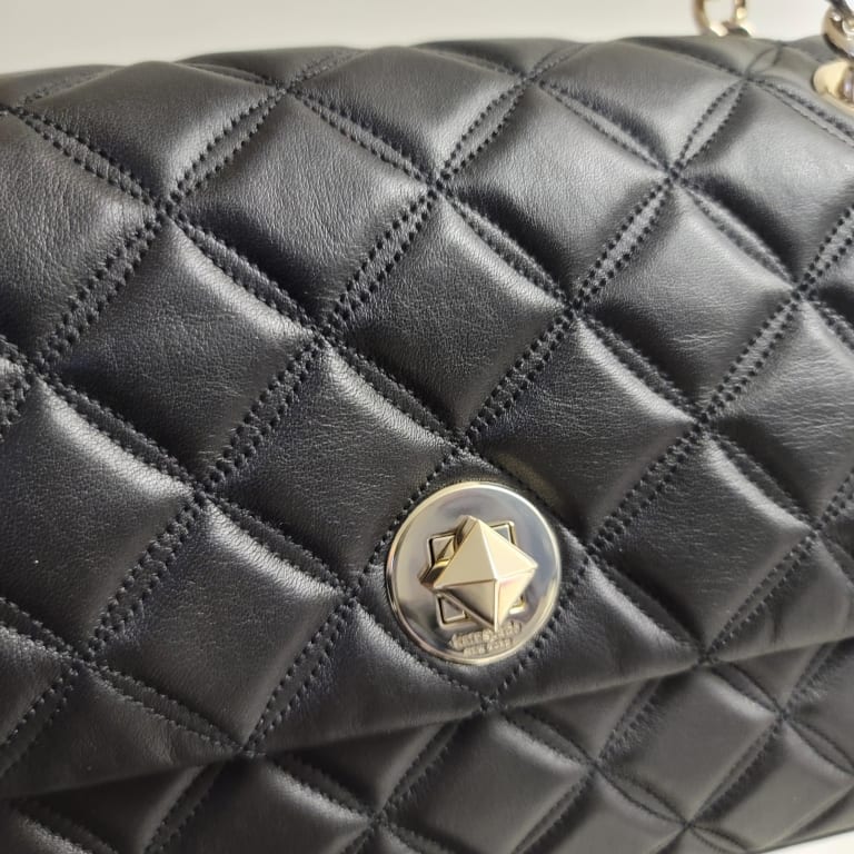 Kate Spade Natalia Medium Flap Crossbody Women's Leather Handbag, Crystal  Blue: : Fashion