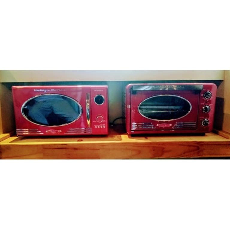 Nostalgia RTOV2RR Retro 12Slice Convection Toaster Oven Bed Bath