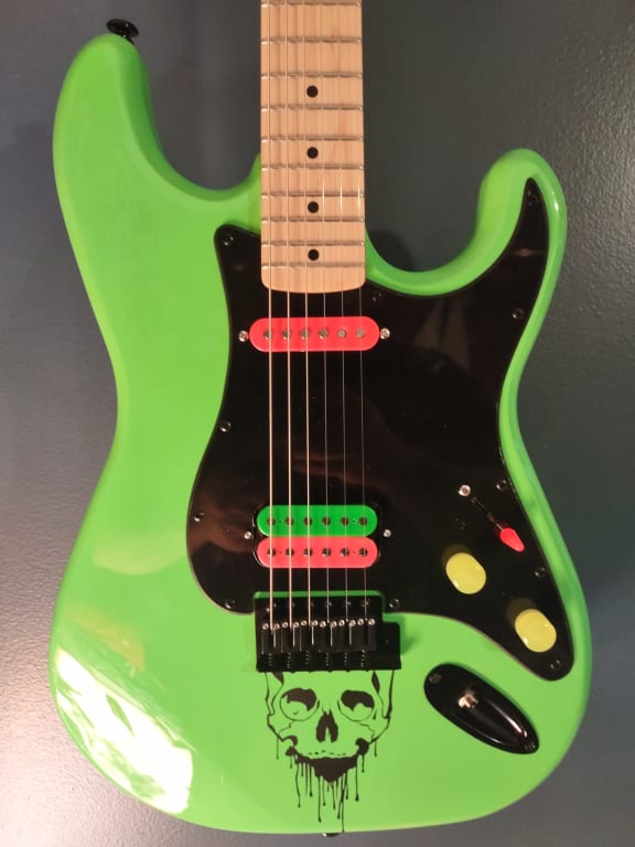 Kramer Focus VT-211S Electric Guitar Neon Green | Guitar Center